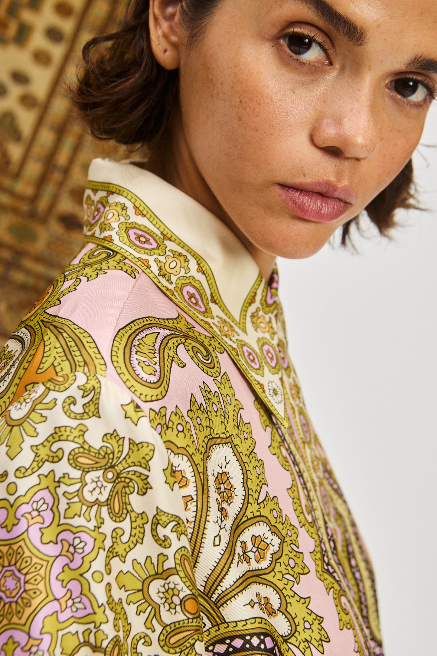 Alemais Clemenza Silk Shirtdress