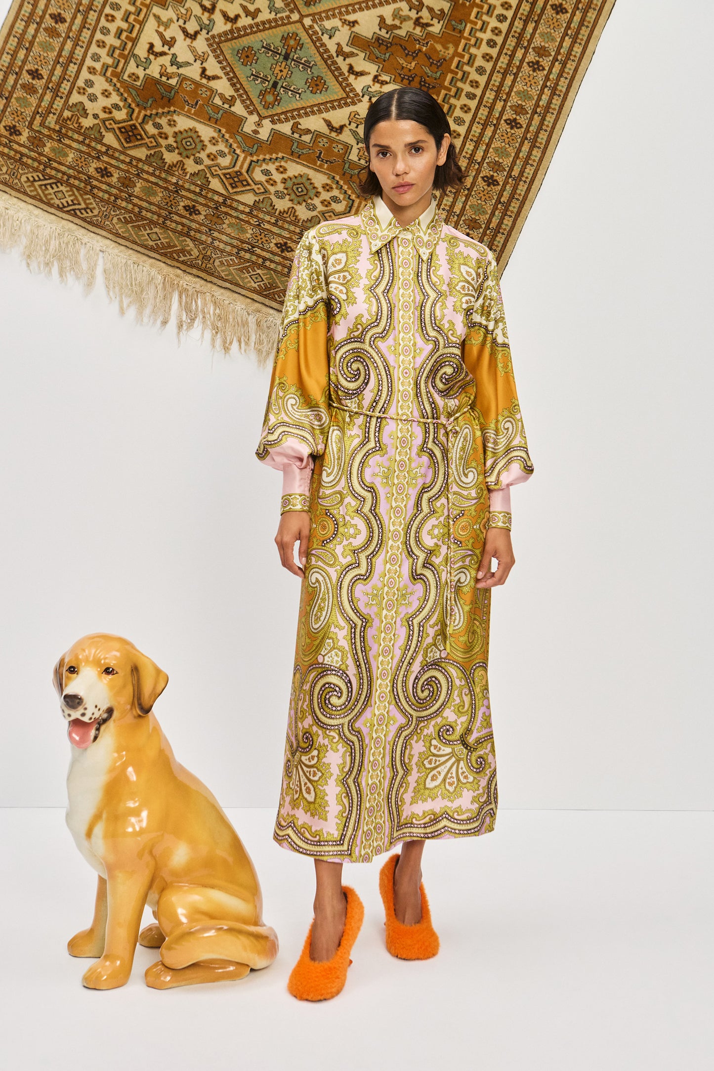 Alemais Clemenza Silk Shirtdress