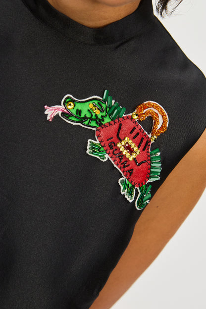Alemais Ginger Embellished Mini Dress