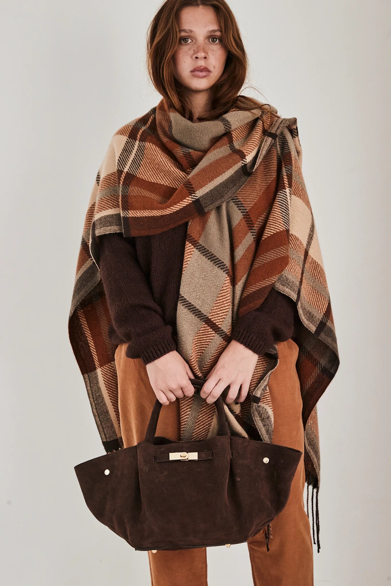 Mamapapa Poncho Checkers