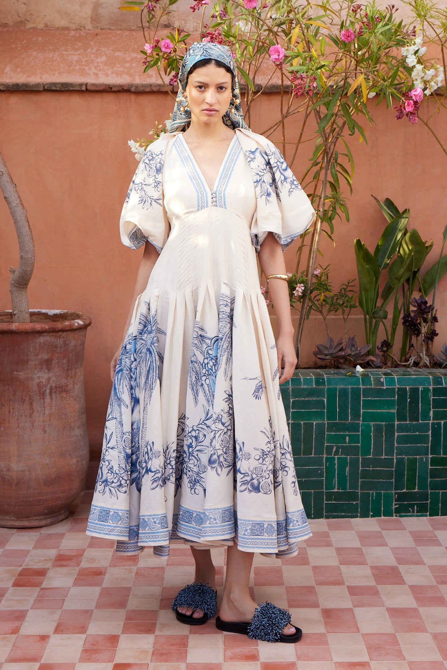 Alemais Villa Romantica Corset Midi Dress