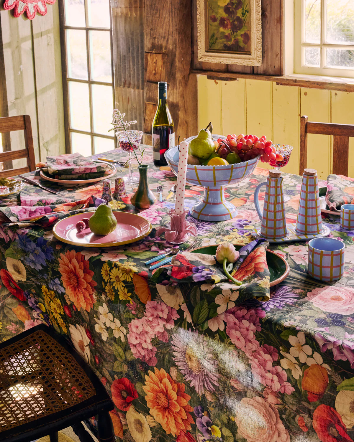 Kip & Co Cottage Garden Eden Table Linen