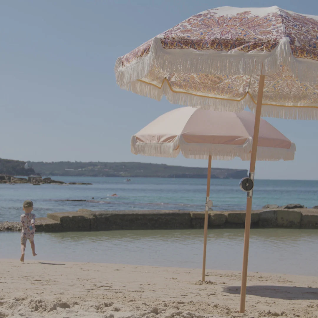 Basil Bangs Premium Beach Umbrella - Nudie