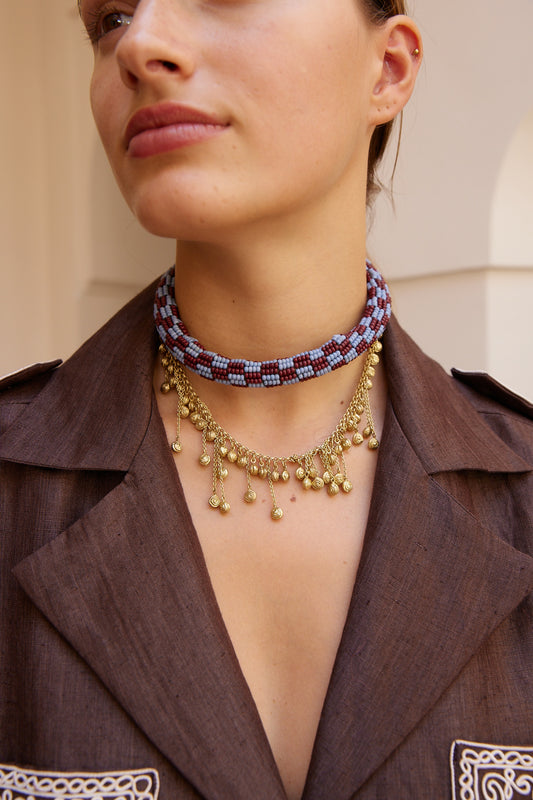 Alemais Le Jardin Bunch Bead Necklace