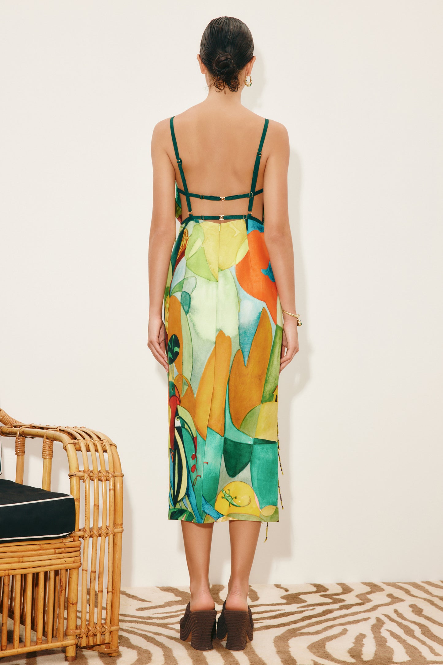 Alemais Mokshini Beaded Fringe Midi