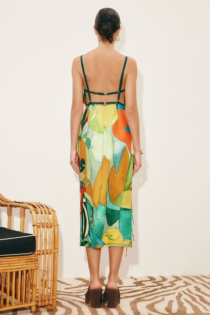 Alemais Mokshini Beaded Fringe Midi