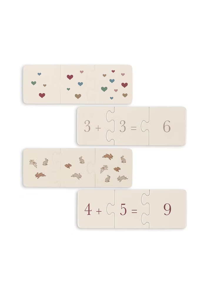 Konges Sløjd Cardboard Puzzle Math