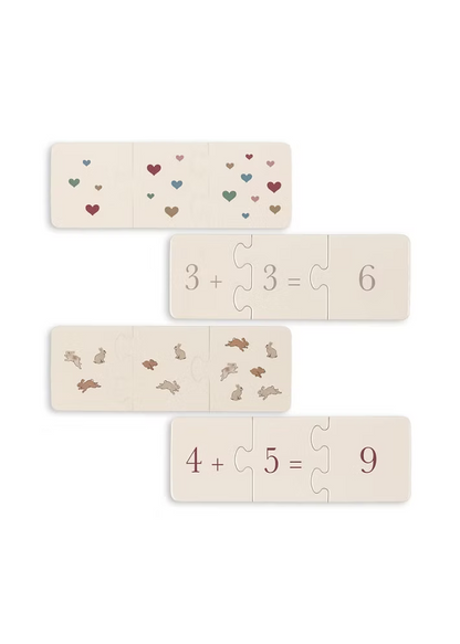 Konges Sløjd Cardboard Puzzle Math