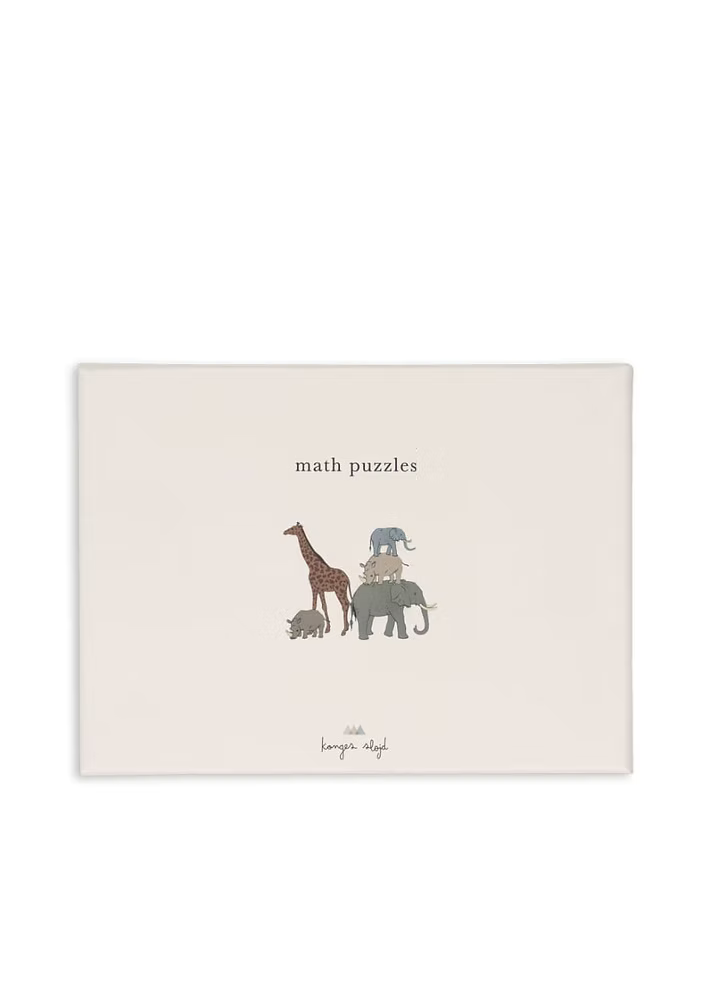 Konges Sløjd Cardboard Puzzle Math