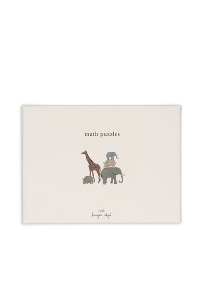 Konges Sløjd Cardboard Puzzle Math