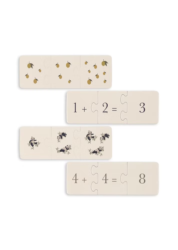 Konges Sløjd Cardboard Puzzle Math