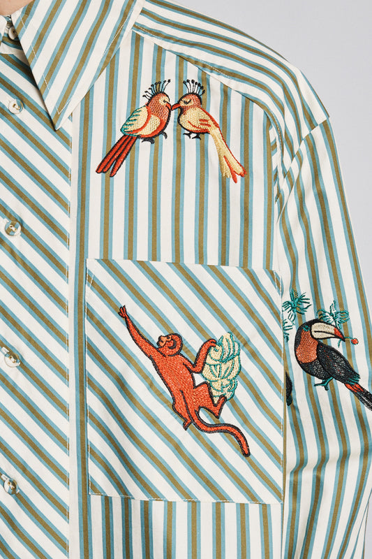 Alemais Bisou Embroidered Shirt