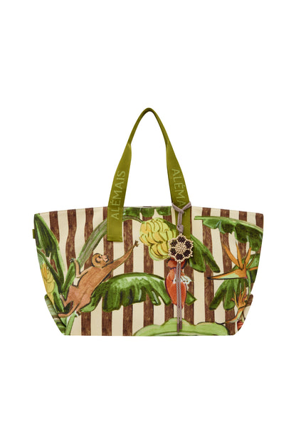 Alemais Toucan Tango Canvas Beach Tote