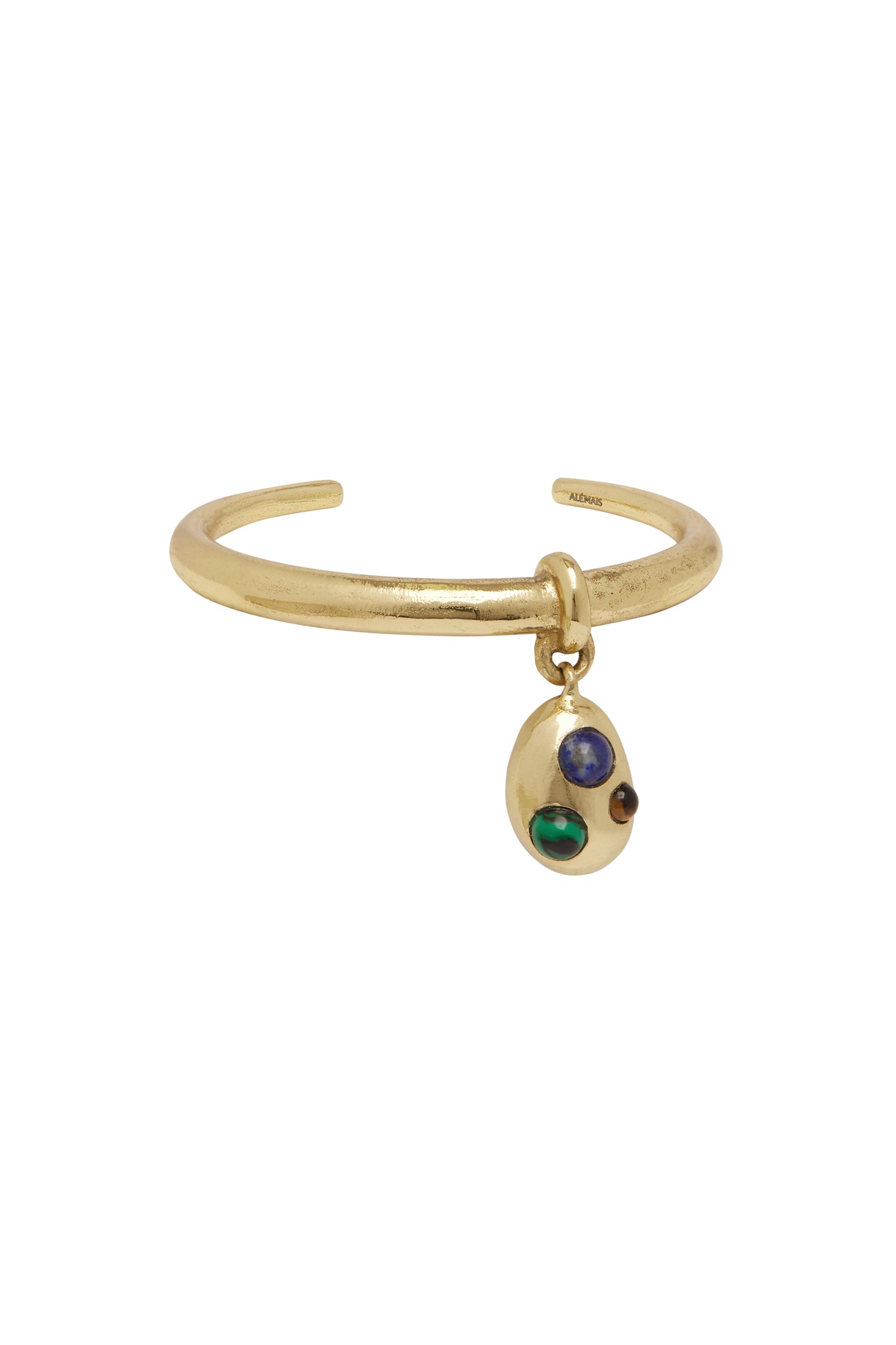 Alemais Jem Rainbow Stone Egg Drop Bangle