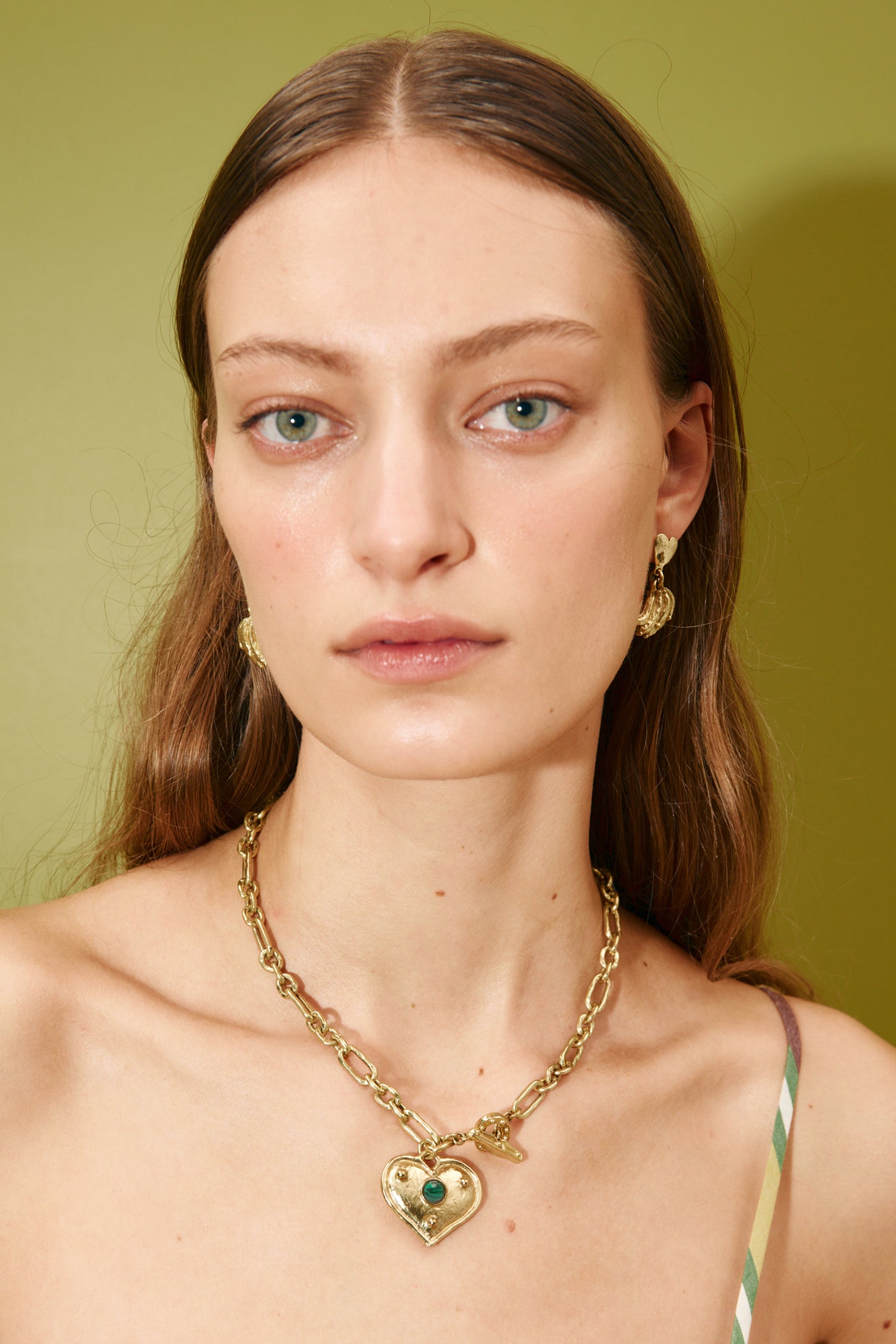 Alemais Jem Heart Necklace