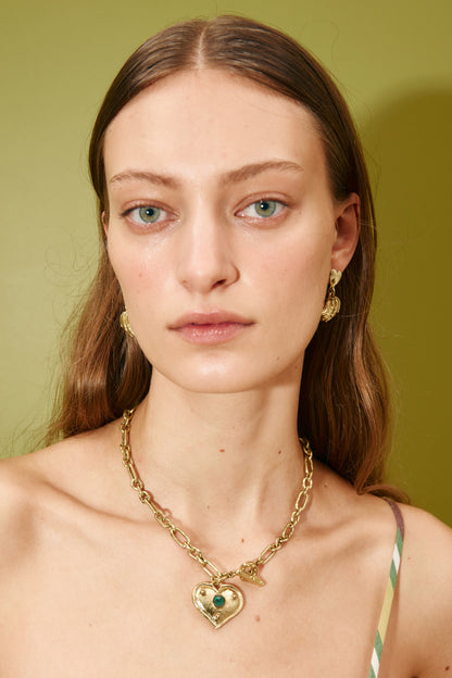 Alemais Jem Heart Necklace
