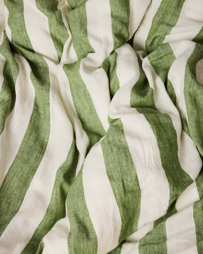 Kip & Co Moss Stripe Bedding
