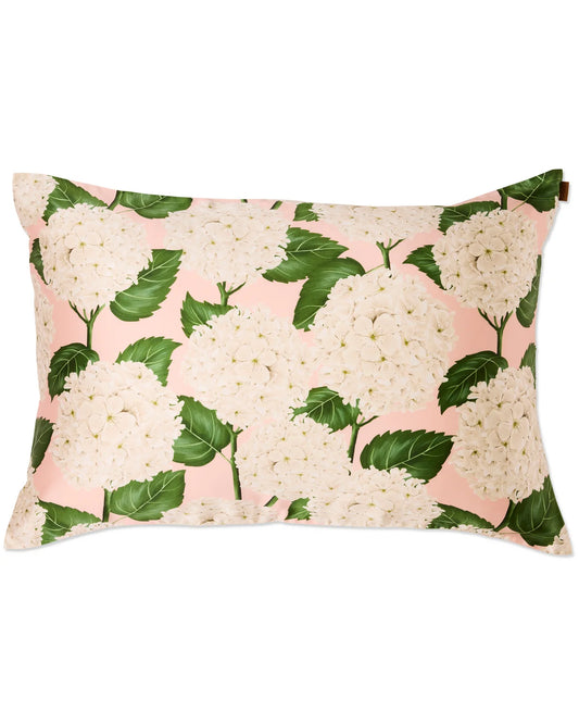 Kip & Co Hydrangea Pink Organic Silk Pillowcase