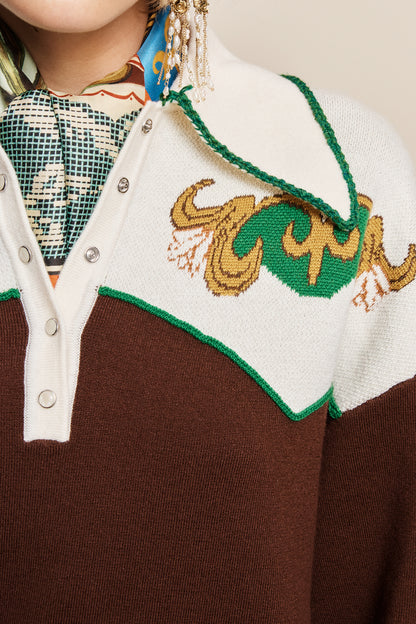 Alemais Lasso Knit Polo