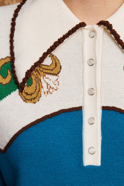 Alemais Lasso Knit Polo
