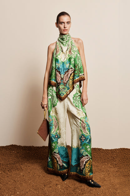 Alemais Florence Scarf Top