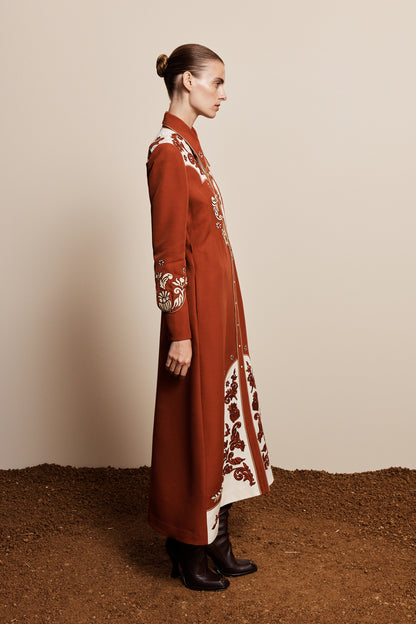 Alemais Duke Embroidered Shirtdress