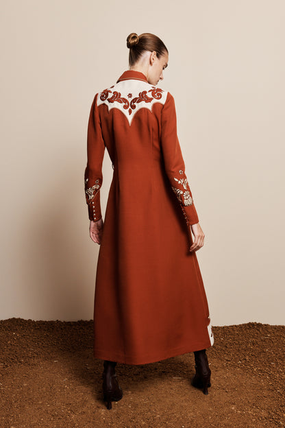 Alemais Duke Embroidered Shirtdress