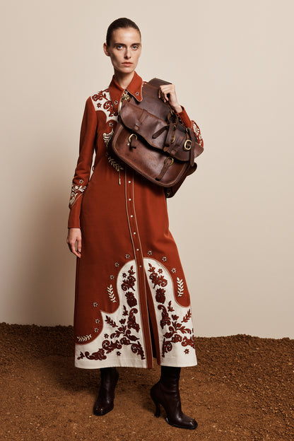Alemais Duke Embroidered Shirtdress