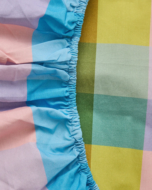 Kip & Co Sorbet tartan baby Bed Linen
