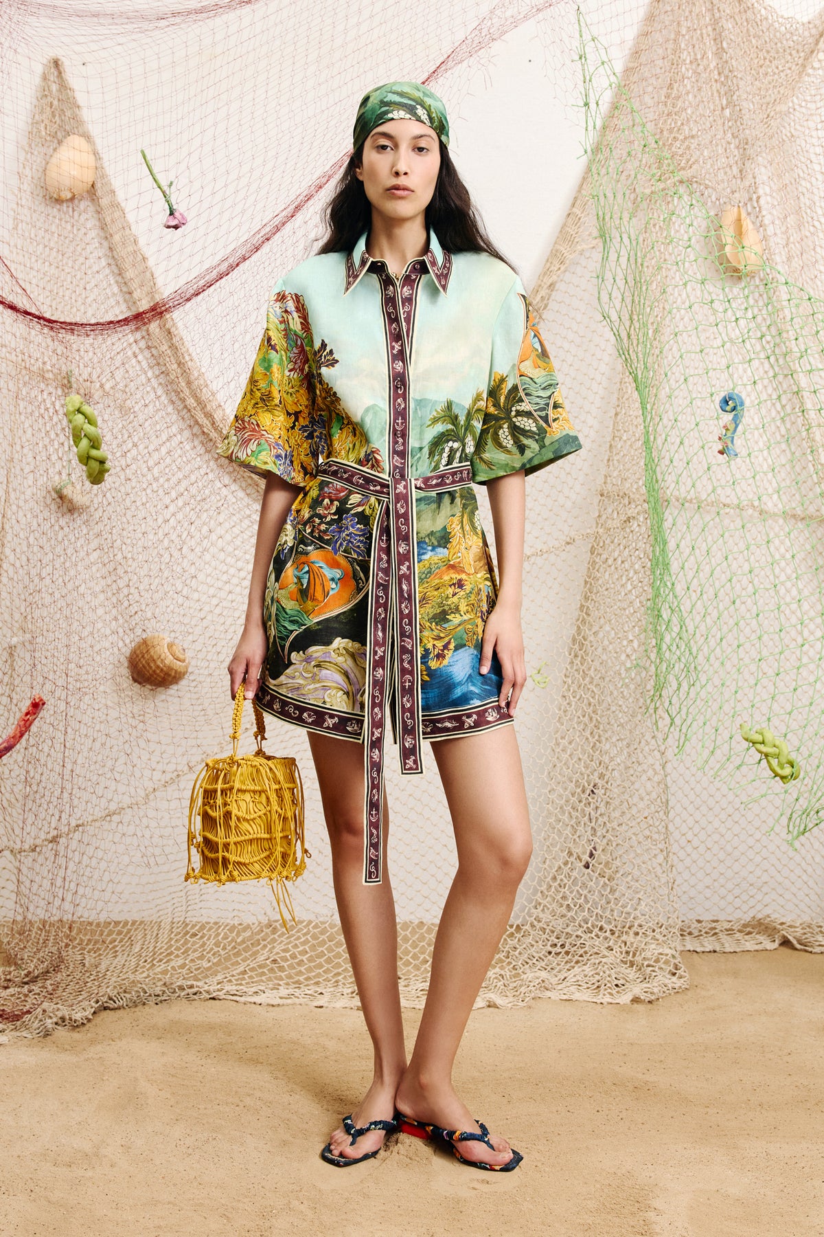 Alemais Lucena Mini Shirtdress