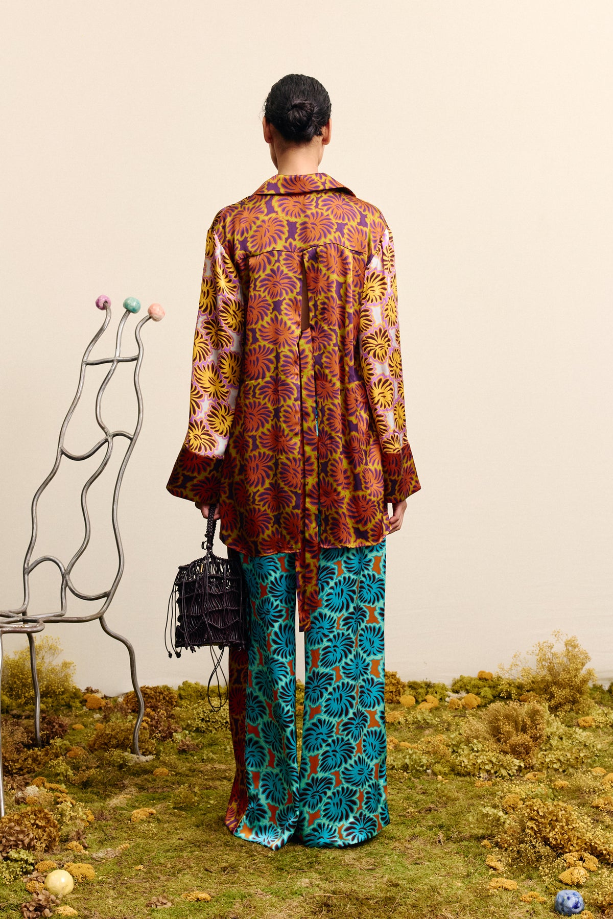 Alemais Xander Splice Silk Shirt