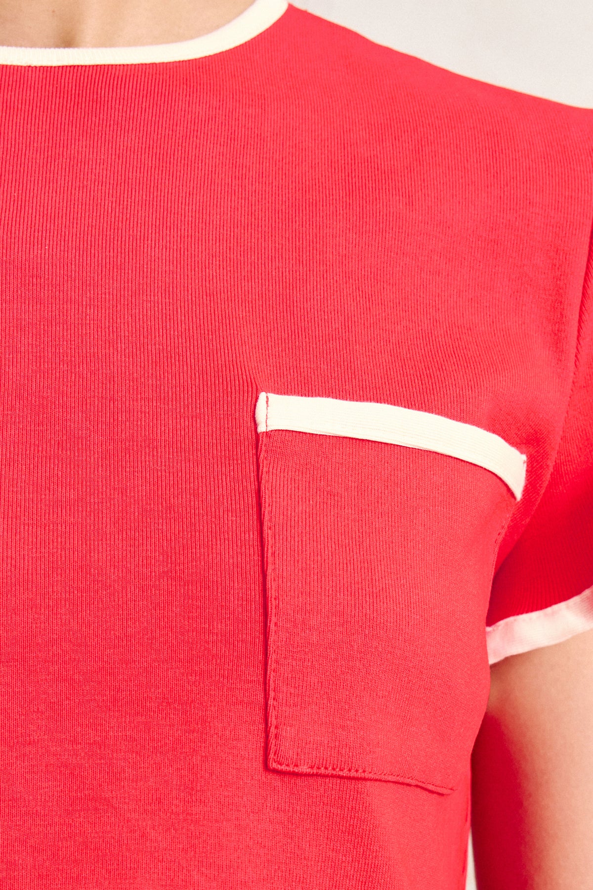 Alemais Bonetta Crop Tee Red