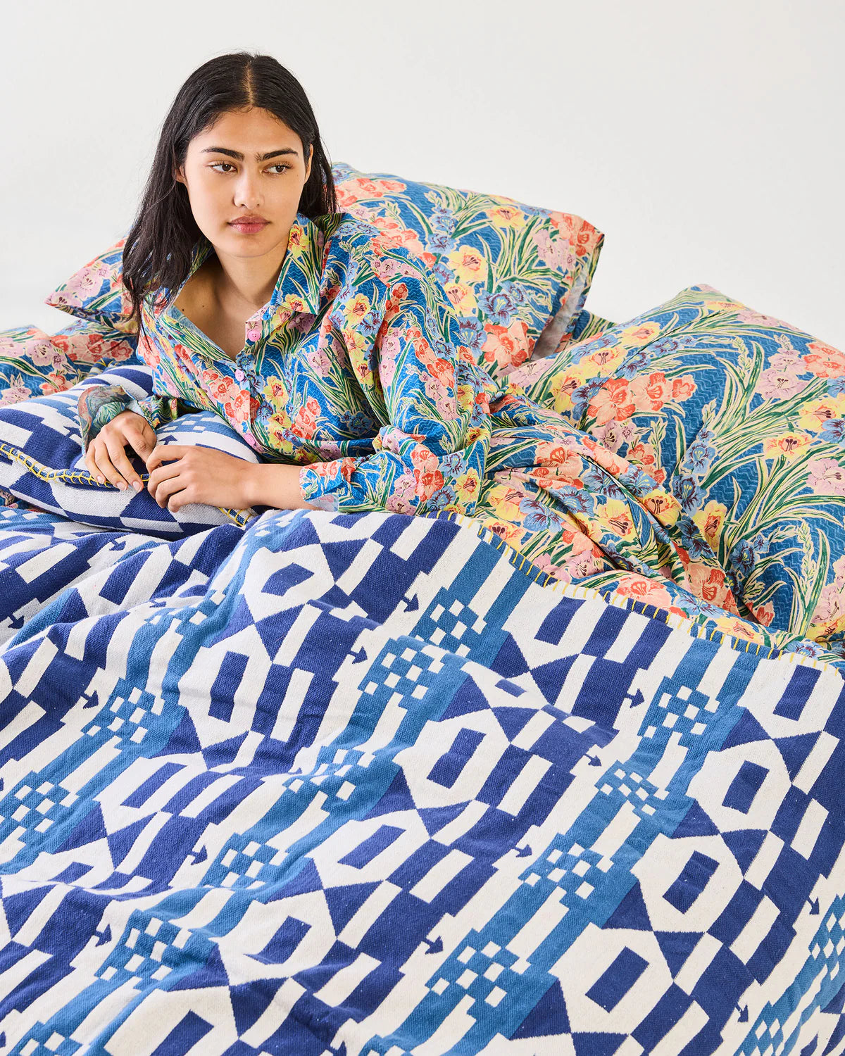 Kip & Co X Anna Spiro Tik Tak Woven Throw