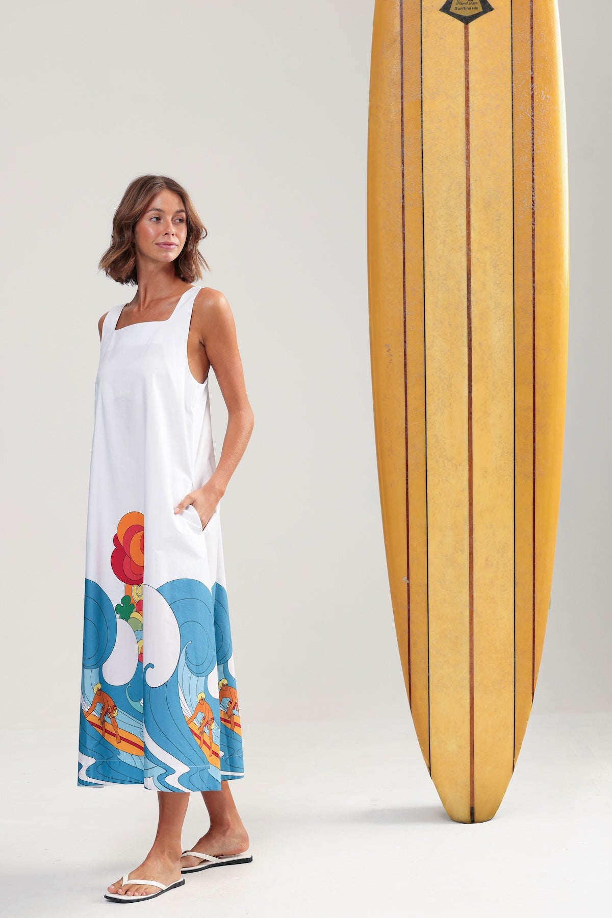 Binny Hang Ten Maxi Sundress