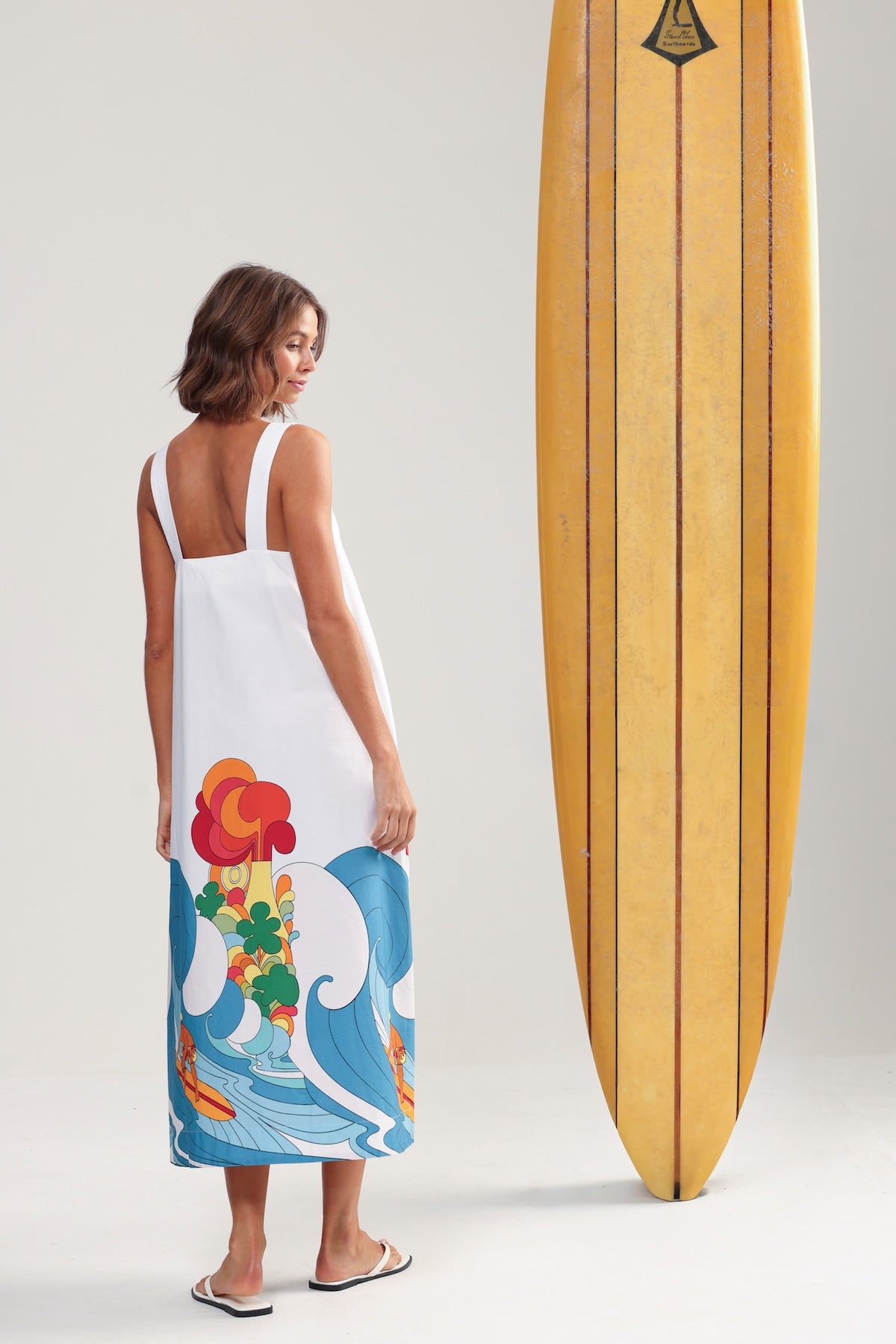 Binny Hang Ten Maxi Sundress