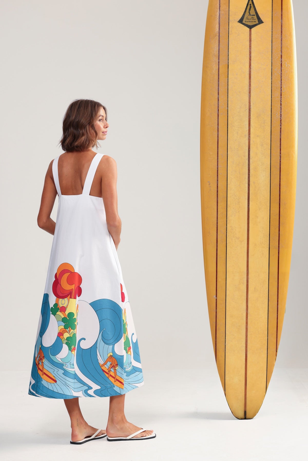 Binny Hang Ten Maxi Sundress