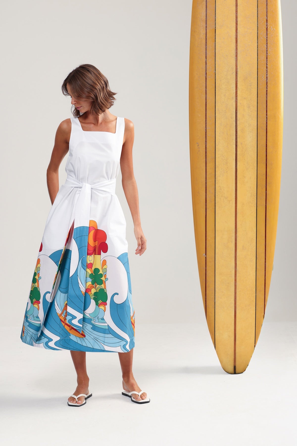 Binny Hang Ten Maxi Sundress