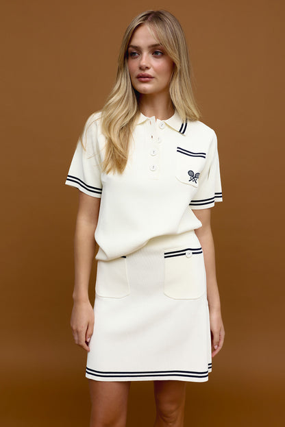 Binny Club whites Skirt