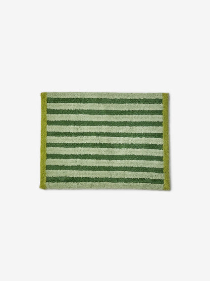 Bonnie & Neil Jardin Stripe Khaki Bath Mat