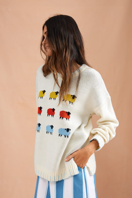 Binny Where is The Green Sheep Knit