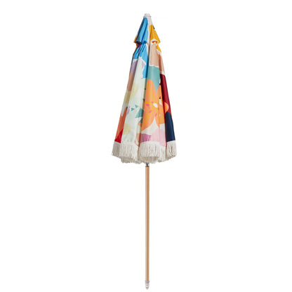 Basil Bangs Premium Beach Umbrella - Wildflower
