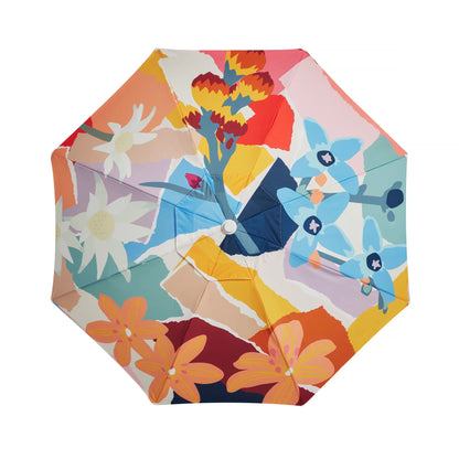 Basil Bangs Premium Beach Umbrella - Wildflower