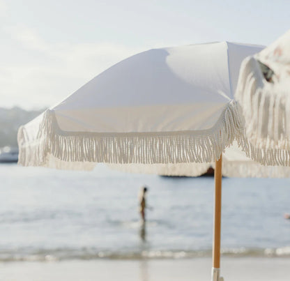 Basil Bangs Premium Beach Umbrella - Salt