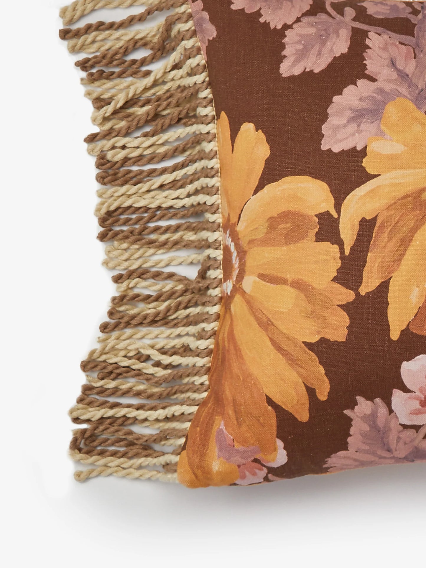 Bonnie & Neil Marigold Amber Linen Cushion