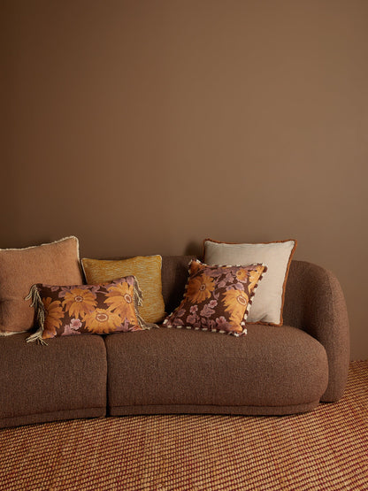 Bonnie & Neil Marigold Amber Linen Cushion