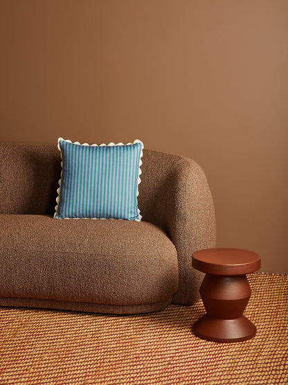 Bonnie & Neil Pinstripe Yves Klein Blue Stripe Cushion