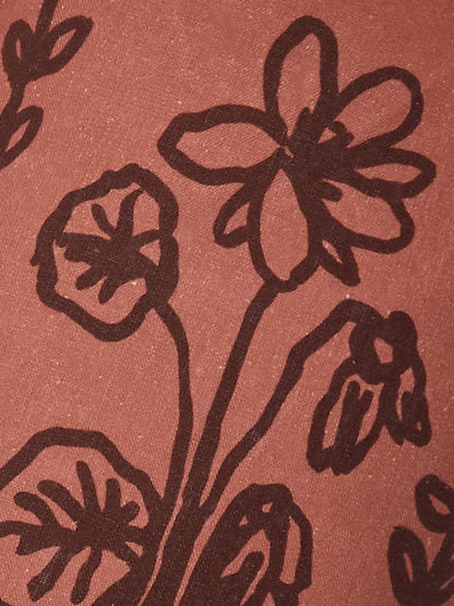 Bonnie & Neil Petra Coral Linen Cushion