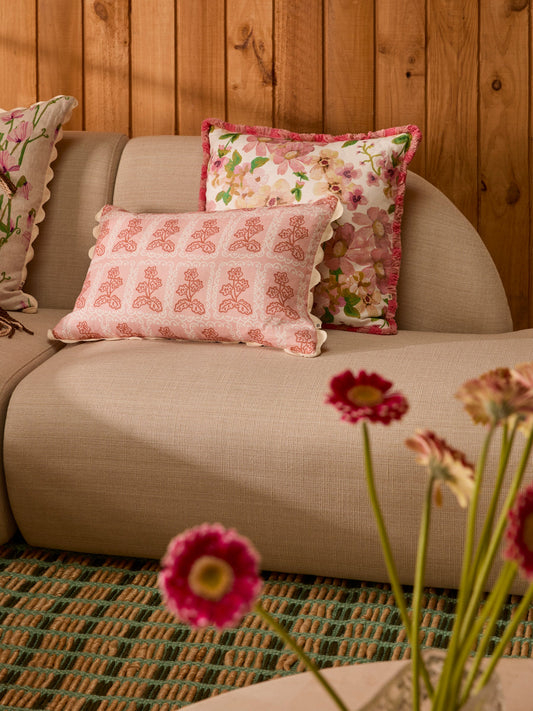 Bonnie & Neil Prairie Pink Cushion
