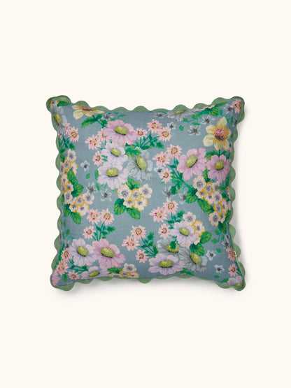 Bonnie & Neil Buttercup Blue Cushion