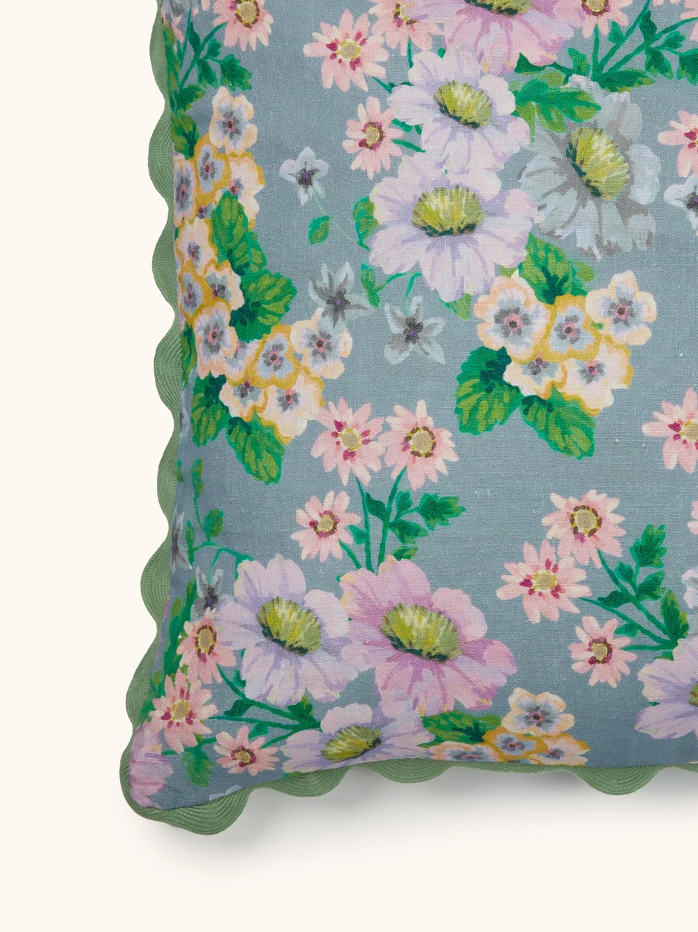 Bonnie & Neil Buttercup Blue Cushion